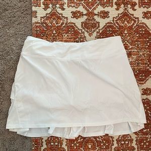Barely worn Lululemon white skirt!